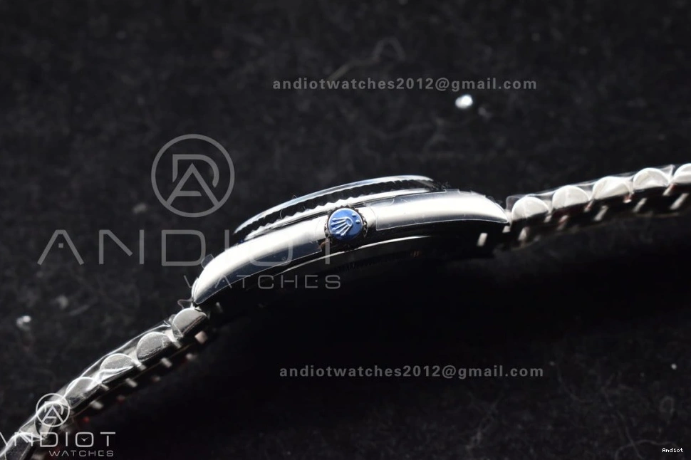 Bracelet 904L DayDate Steel President Dial A3255 40 V2 SS Blue GMF Stick On Ice 0329
